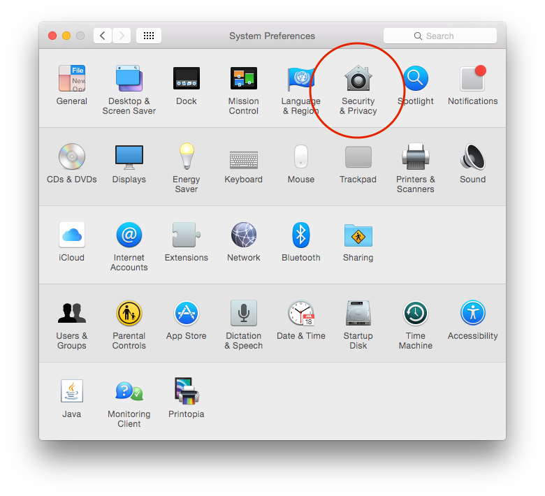 mac system preferences icon