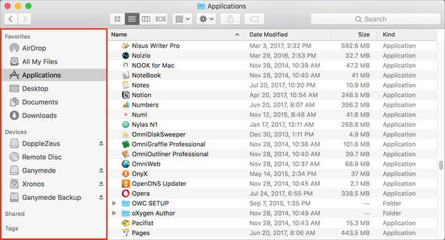 Teleport Around Your Mac with the Sidebar – Mac IT Pros