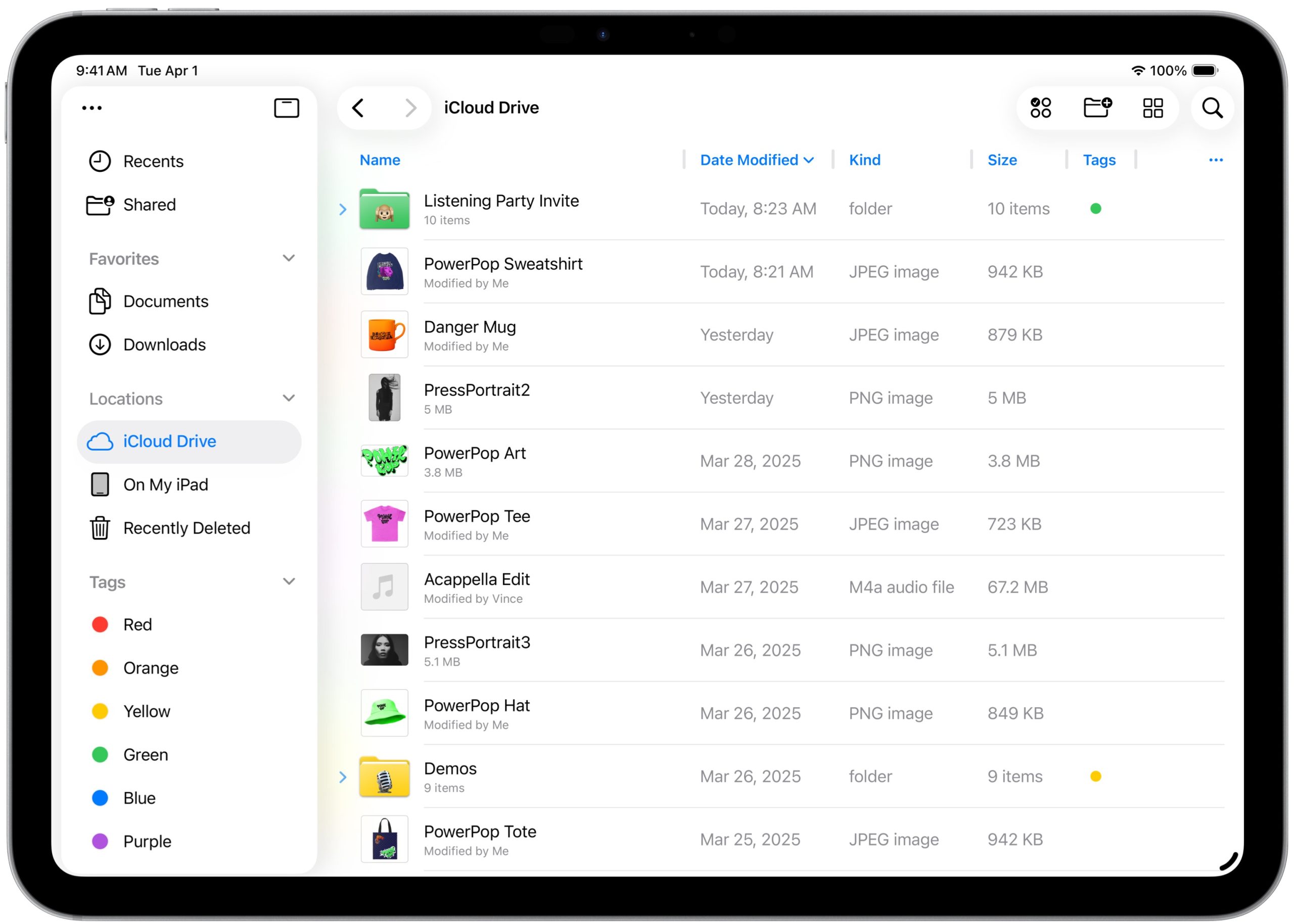 iPadOS-26-Files-app-List-view