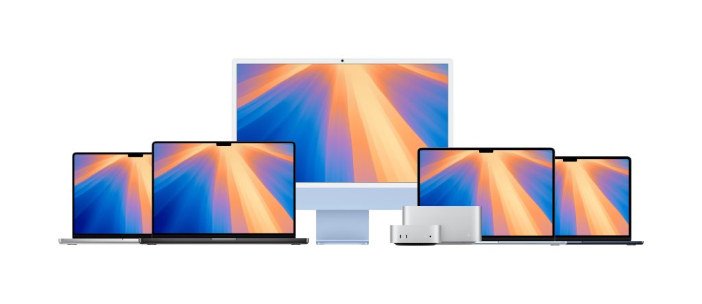 Picture of MacBook Air, MacBook Pro, iMac, Mac mini, Mac Studio