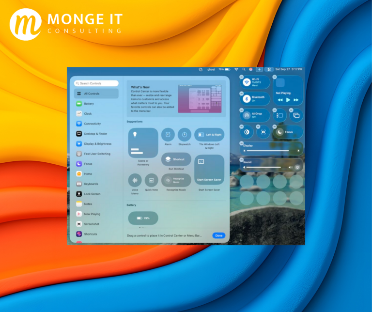 Monge IT Top 7 Interface Tweaks in macOS 26 Tahoe and How to Turn Them Off